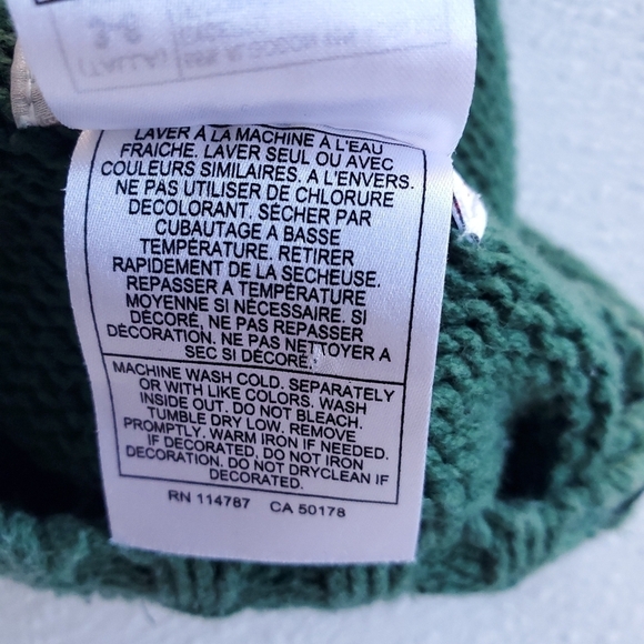 The Disney Store Knit Sweater Mickey Mouse Green Holiday Baby Boys 3-6 Month - Picture 5 of 5